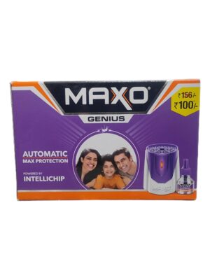 Maxo Genius Combo Pack mosquito killer machine + 45Ml Refill