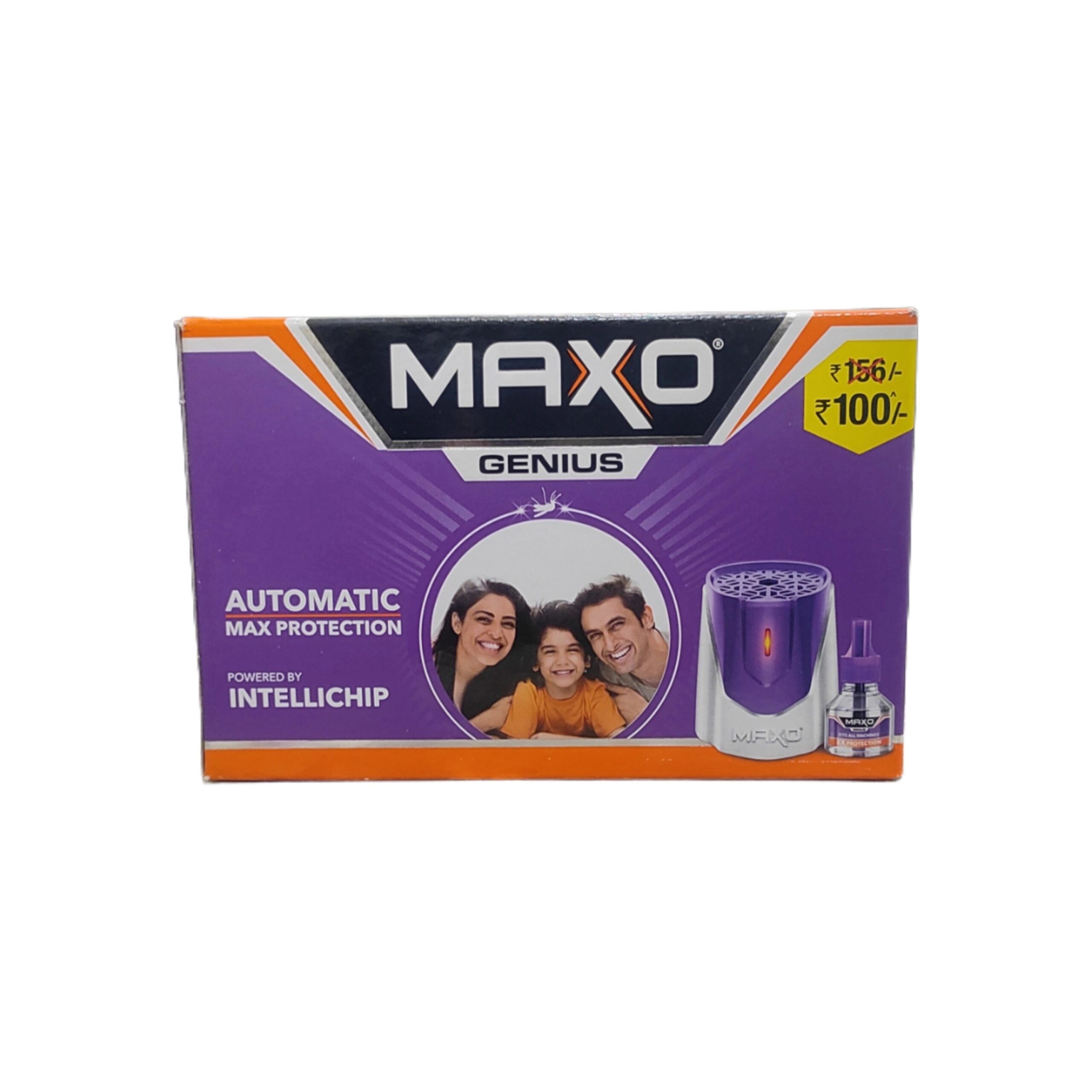 Maxo Genius Combo Pack mosquito killer machine + 45Ml Refill