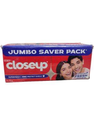 Closeup Jumbo Saver Pack Toothpaste 150Gram 4 pieces