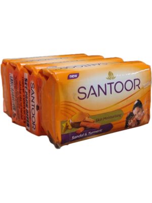Santoor Sandalwood Soap 75Gram 4 pieces