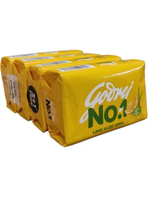 Godrej No 1 Lime Aloe Vera Soap 125Gram 4 pieces