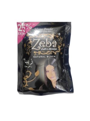 Zeba Henna Herbal Black hair Mehndi ( Hair Color )