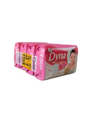 Dyna Rose & Milk Cream soap 125gram 4 pieces