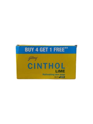 Cinthol Lime Refreshing Deo soap 150gram 5 pieces