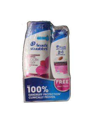 Head & Shoulder Smooth silky 340ml shampoo + 70ml free